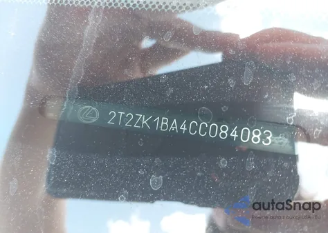 2012 Lexus Rx 350 из США, поврежденный, VIN 2T2ZK1BA4CC084083